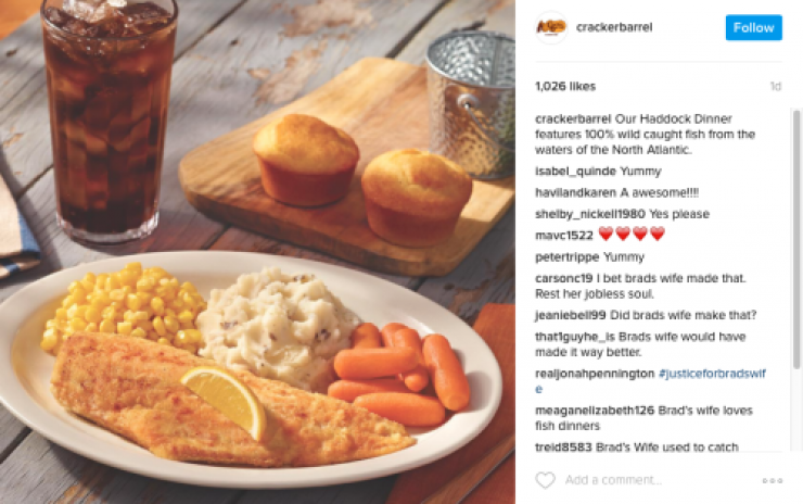 #JusticeForBradsWife and Cracker Barrel: What Not To Do In A Social Media Crisis